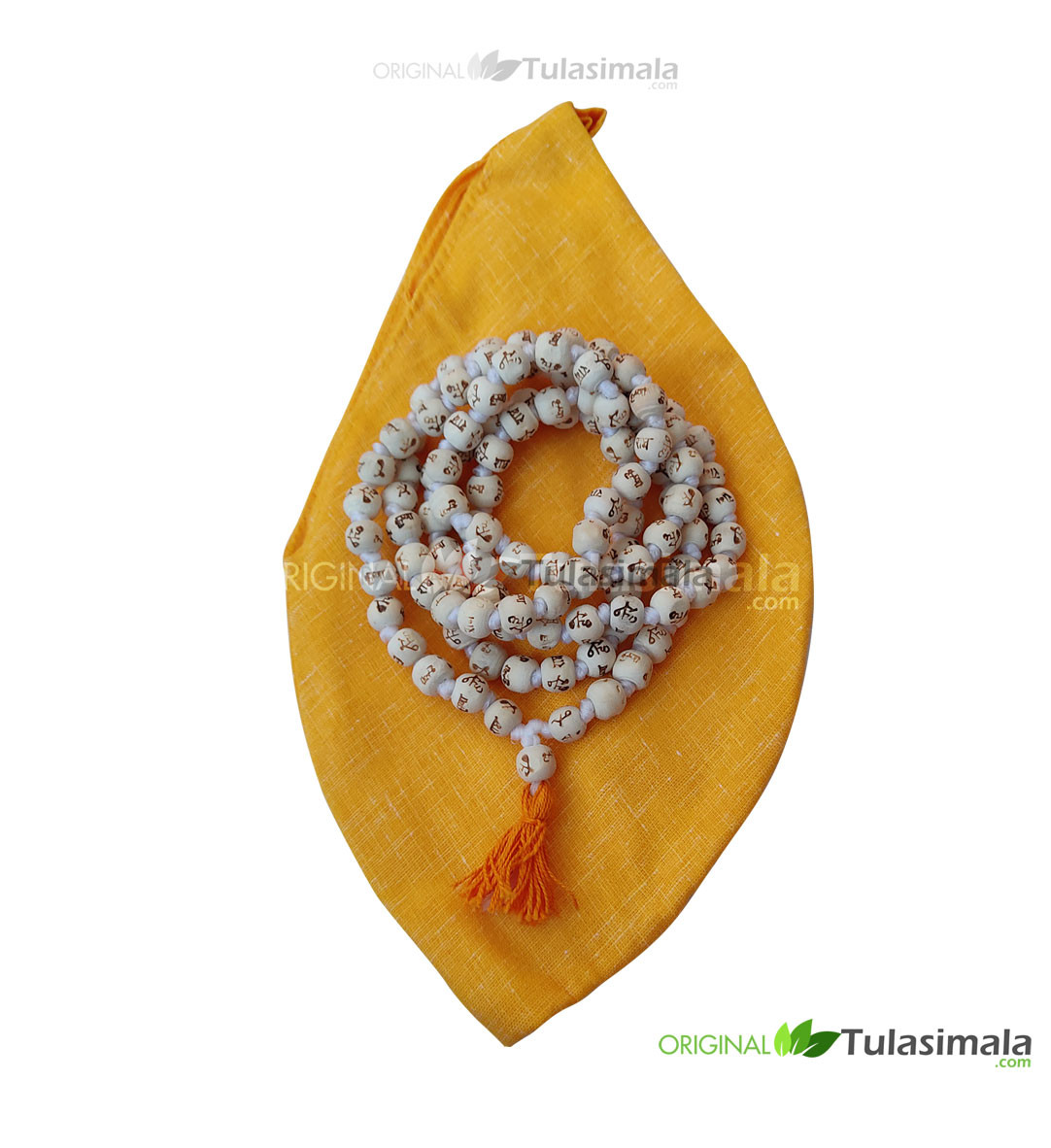 Neem Japa Mala 108+1 Beads With Japa Bag for ISKCON Krishna Devotee