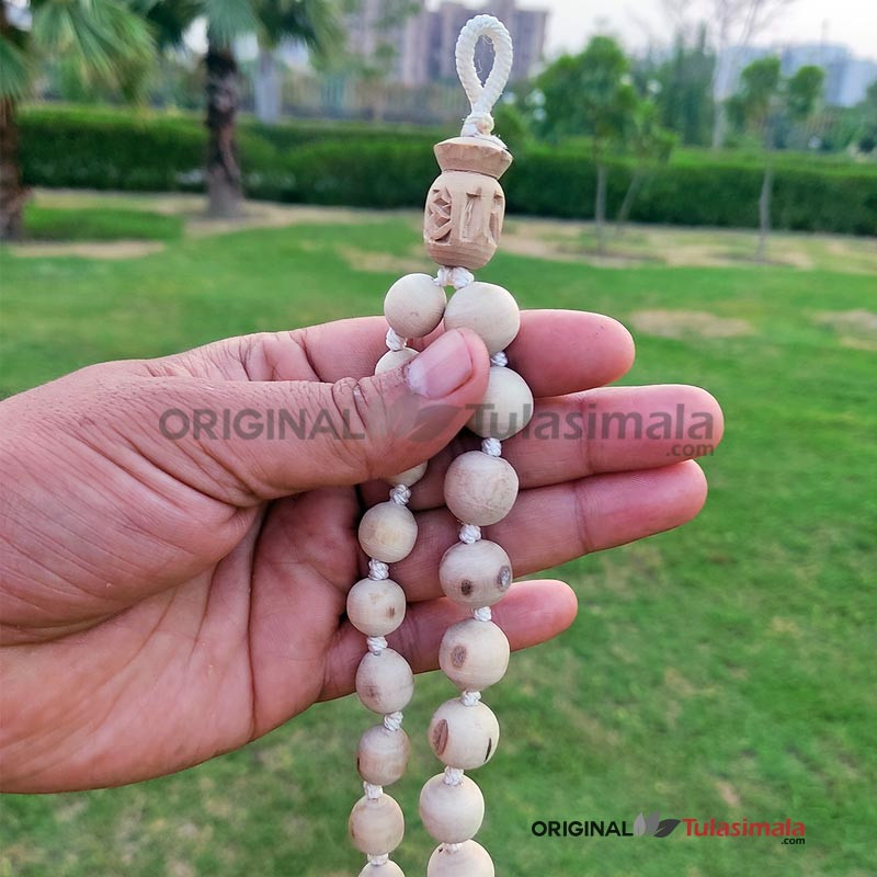 108+1 Fine Beads Original Tulsi Japa Mala 16mm Beads Size