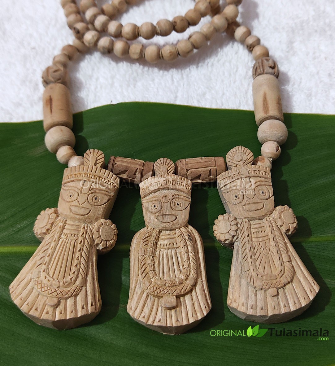 Jagannath, Balabhadra and Subhadra Original Tulsi Pendant