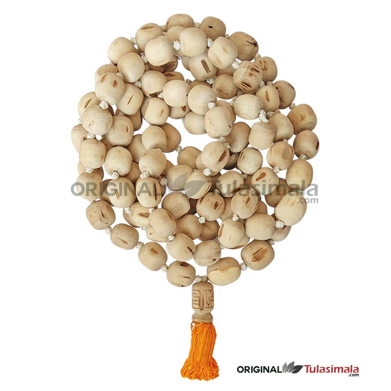 ISKCON 108 Beads Original Tulsi Big Japa Mala 20mm Beads Size  Tulsi Japa Mala Lenth Approx 92 Inches