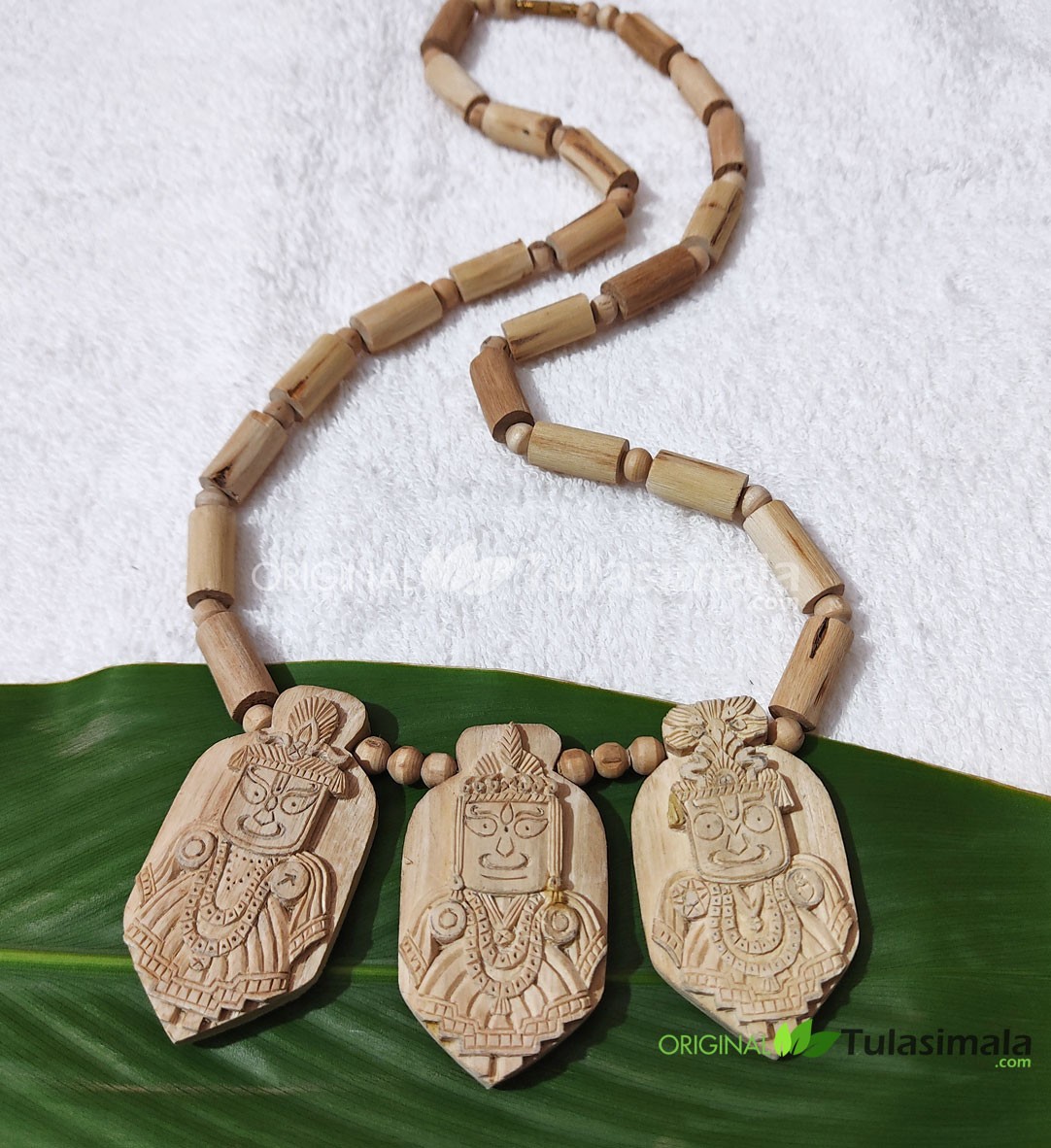 Jagannath, Balabhadra and Subhadra Original Tulsi Pendant