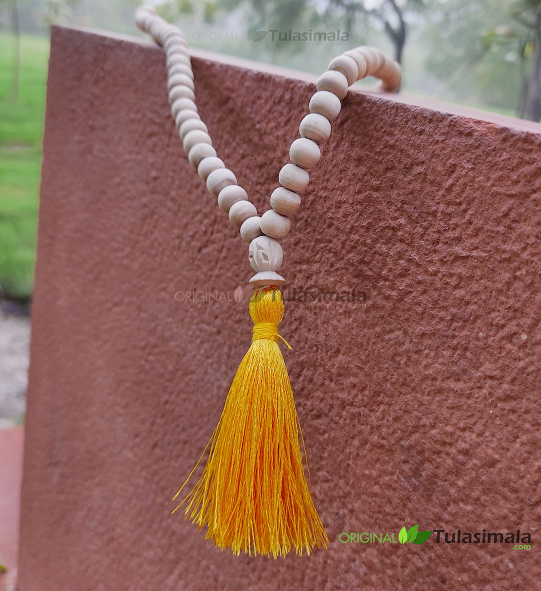 Handmade Original Tulsi Japa Mala 10mm Beads Size Premium Quality Beads Actula Japa Mala Photo