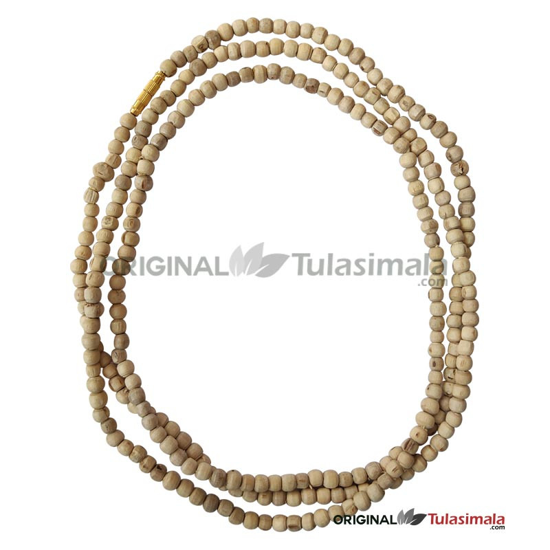ISKCON Tulasi Kanthi Mala Three Round Small Round Beads 4mm