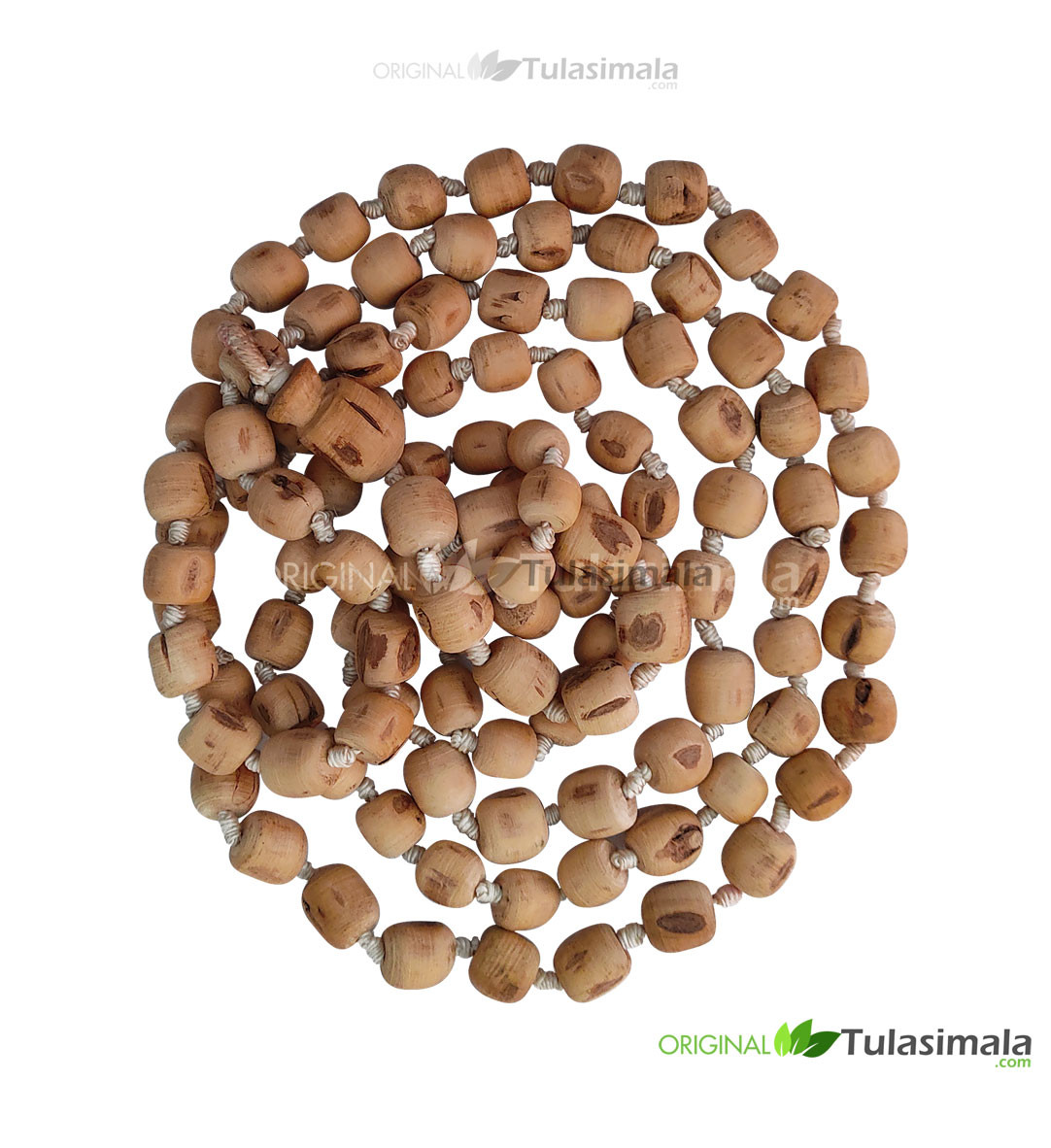 Brown Beads Shyama Tulsi Japa Mala