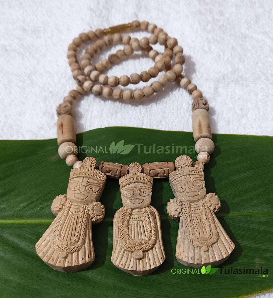 Jagannath, Balabhadra and Subhadra Original Tulsi Pendant