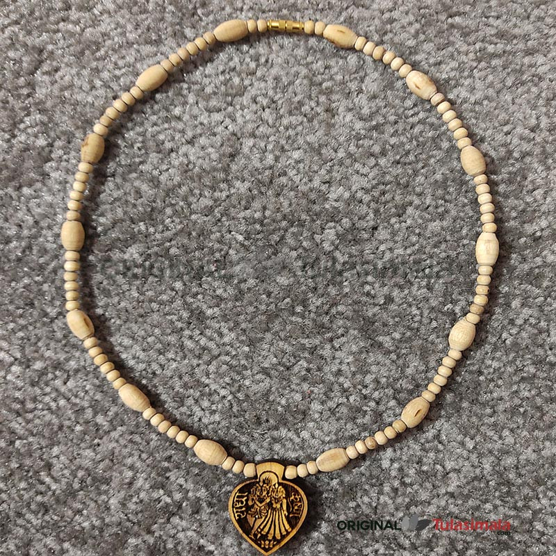 Shri Radha Krishna Original Tulsi Pendant Machine Design for Men and Women